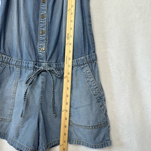 Current/Elliot Jean Denim Ruby Romper size 1 - Picture 9 of 16